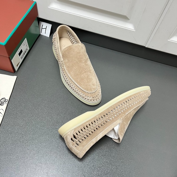 Loro Piana Summer Walk Loafer Suede Classic Beige 38-45