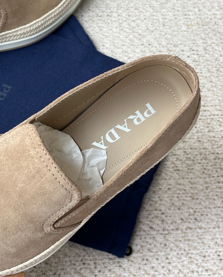 Prada Süet Loafer - Kahverengi 39-45