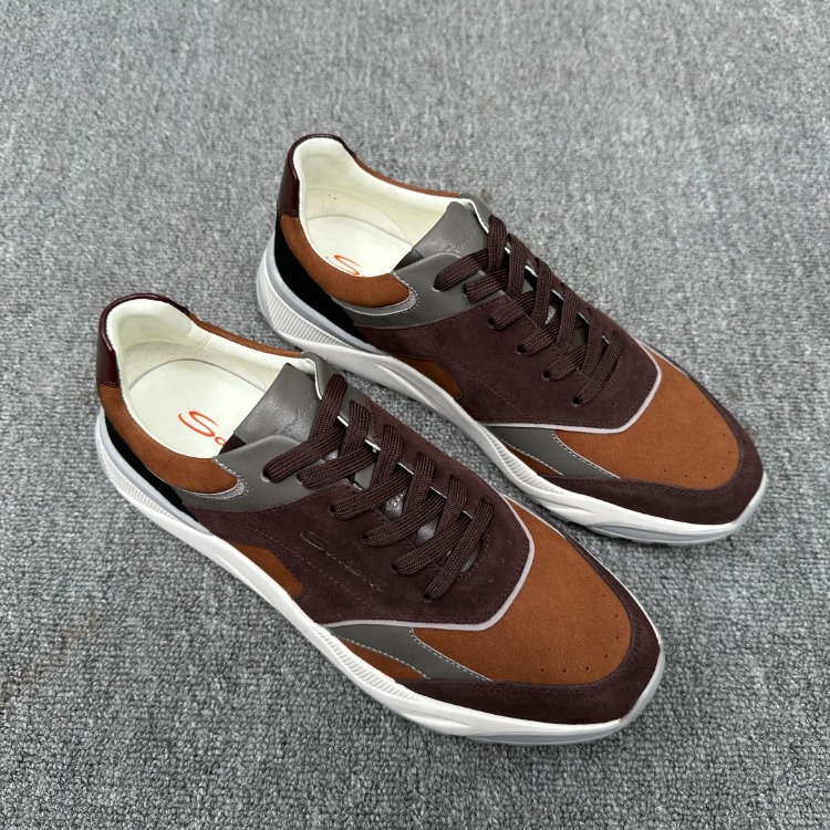 Santoni Süet Deri Logolu Sneakaer 38-46
