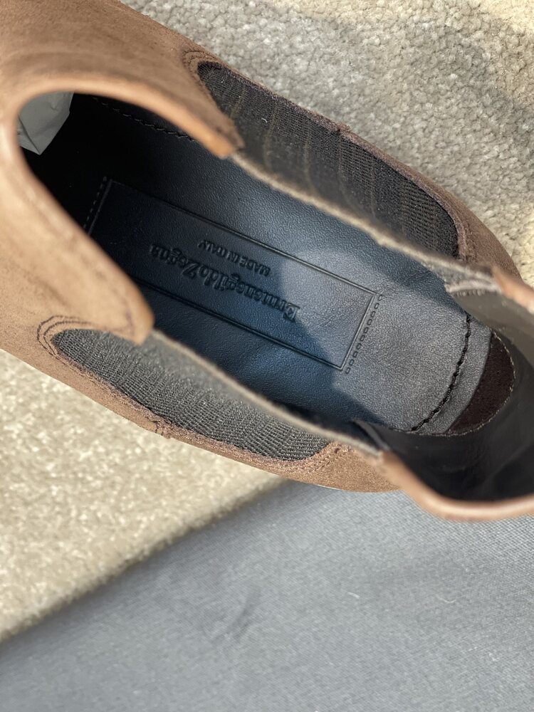  Zegna Brown Cortina Chelsea Boots 39-45