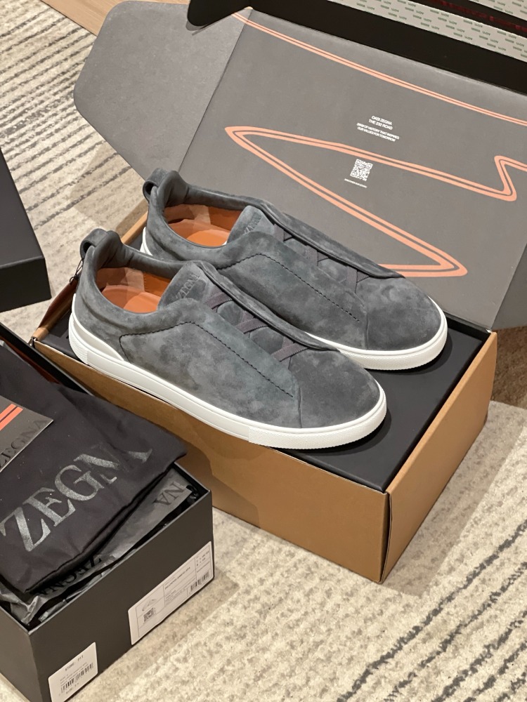 Zegna Suede Triple Stitch™ Sneakers 39-46