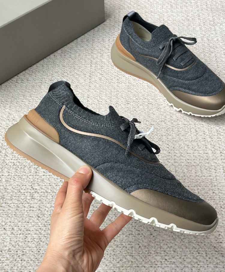 Brunello Cucinelli Knit Panelled Sneakers 38-45