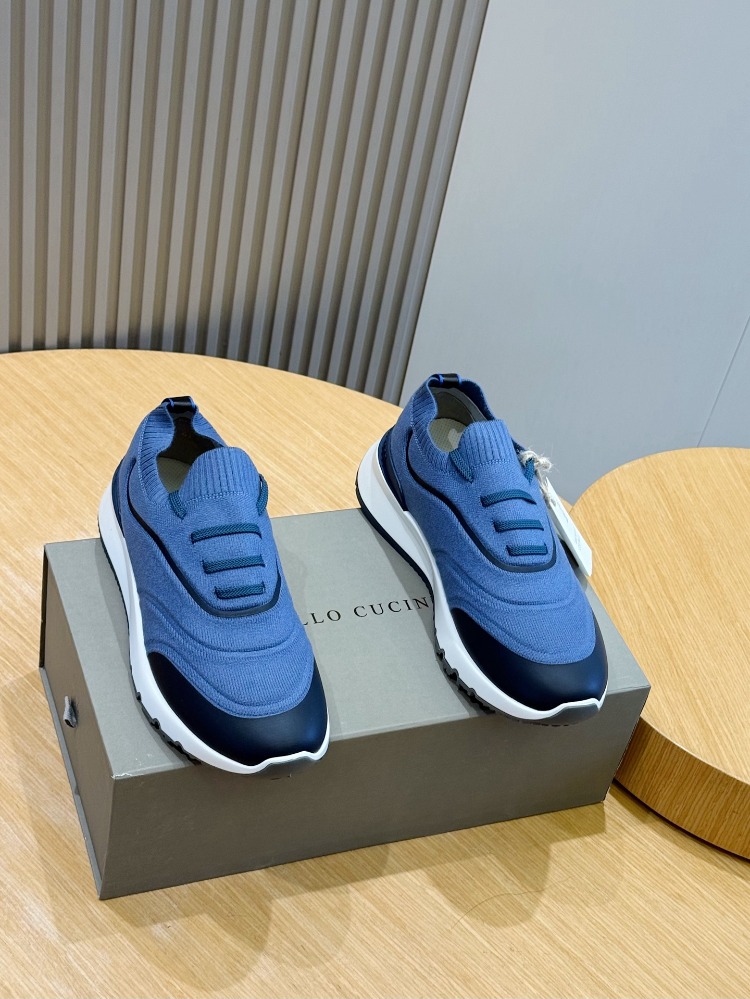 Brunello Cucinelli Knit Panelled Sneakers 38-45