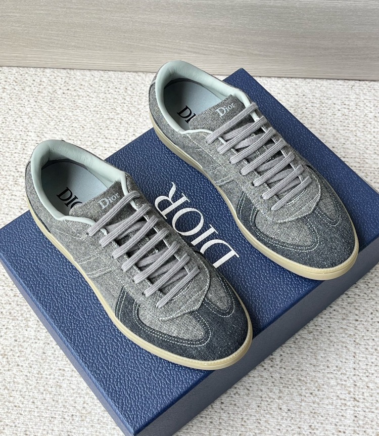 B01 Matchpoint Sneaker Gray Stonewashed Denim
