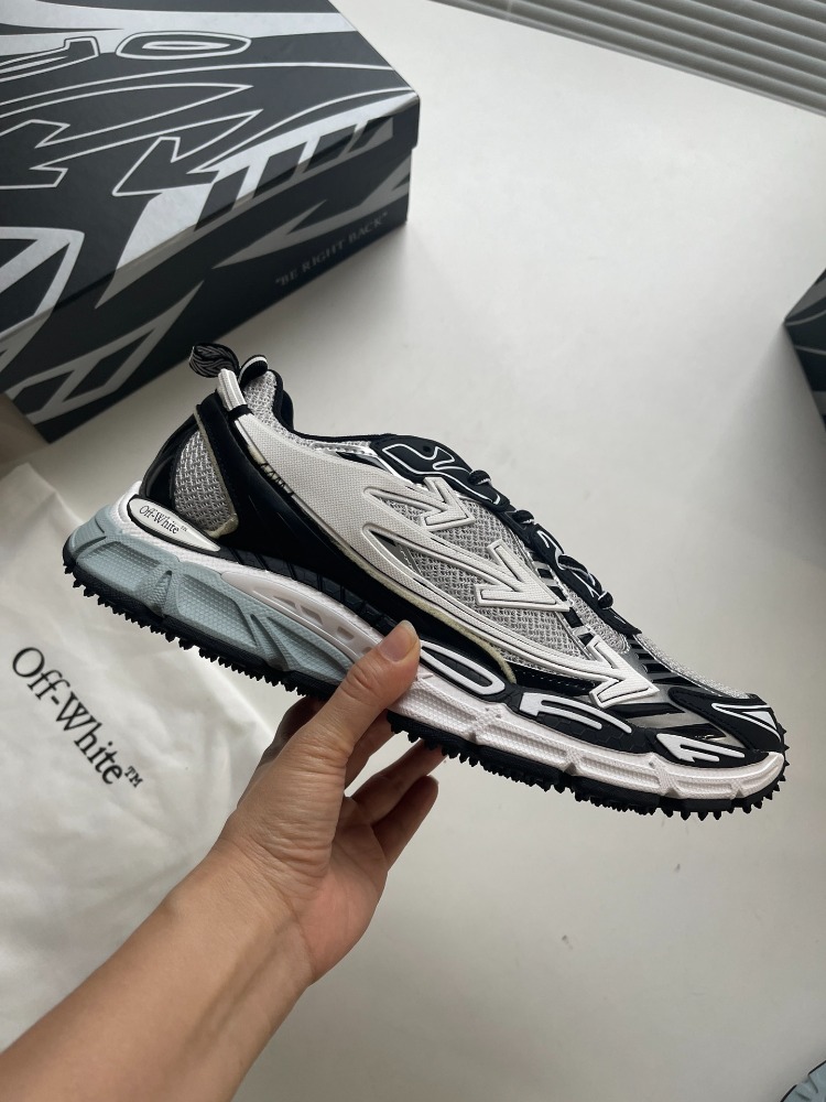 Off-White Siyah-Gri Be Right Back Sneaker 35-45