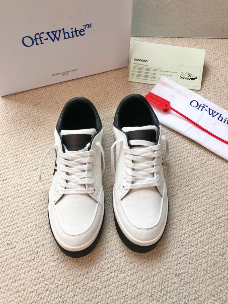 Off-White c/o Virgil Abloh White & Black New Low Vulcanized 35-45