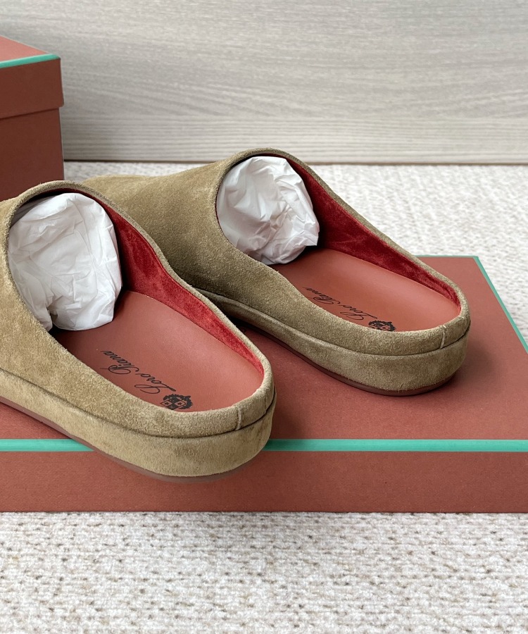 Loro Piana Tomori Sabot Suede Mule 39-45