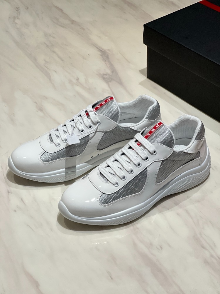 Prada America’s Cup Kauçuk ve Bike Kumaş Spor Ayakkabı 38-45