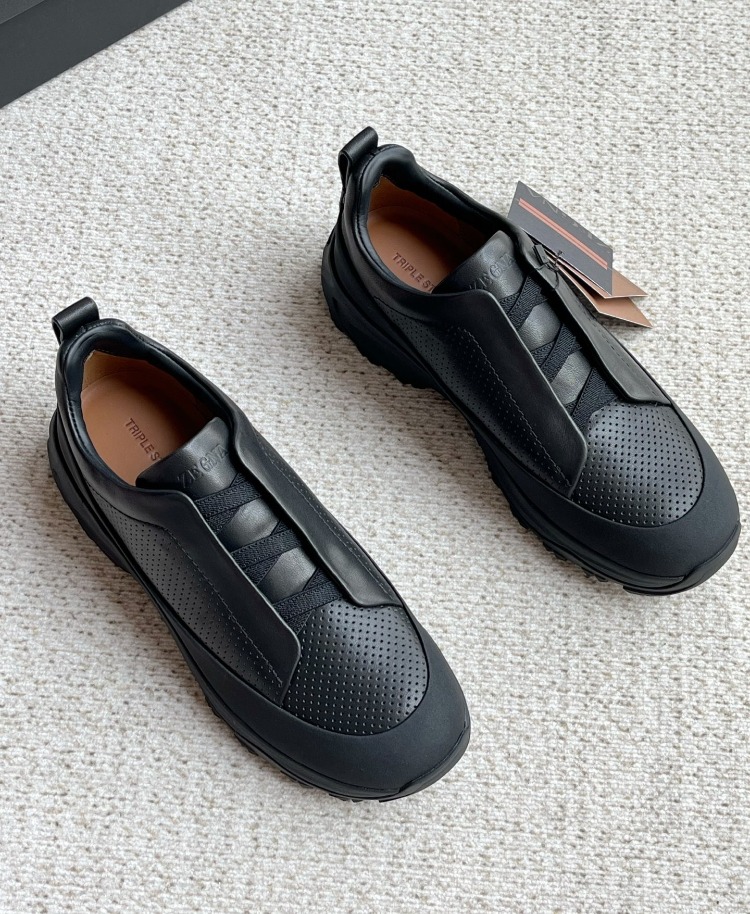 Zegna Triple Stitch™ Monte - Black 39-45