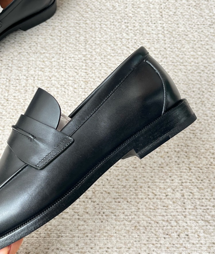 Zegna Black Leather Mocassin Corso Loafers 39-45