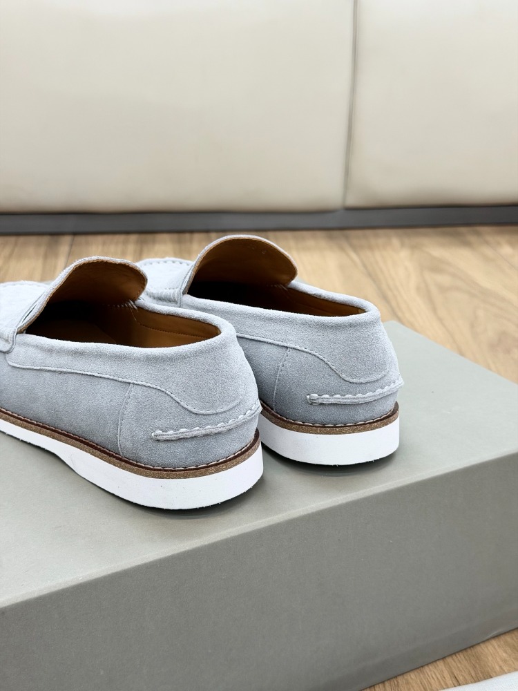 BRUNELLO CUCINELLI Suede Penny Loafers 39-45