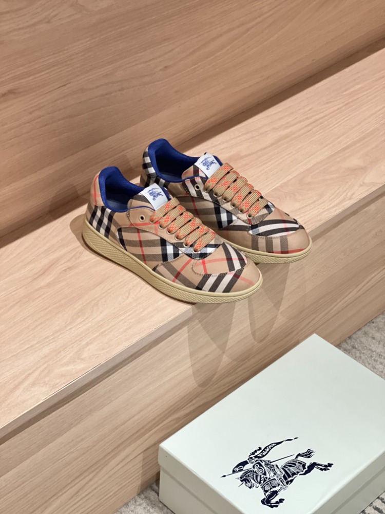 Burberry Bej Erkek Check Terrace Bej Erkek Spor Ayakkabı 35-45