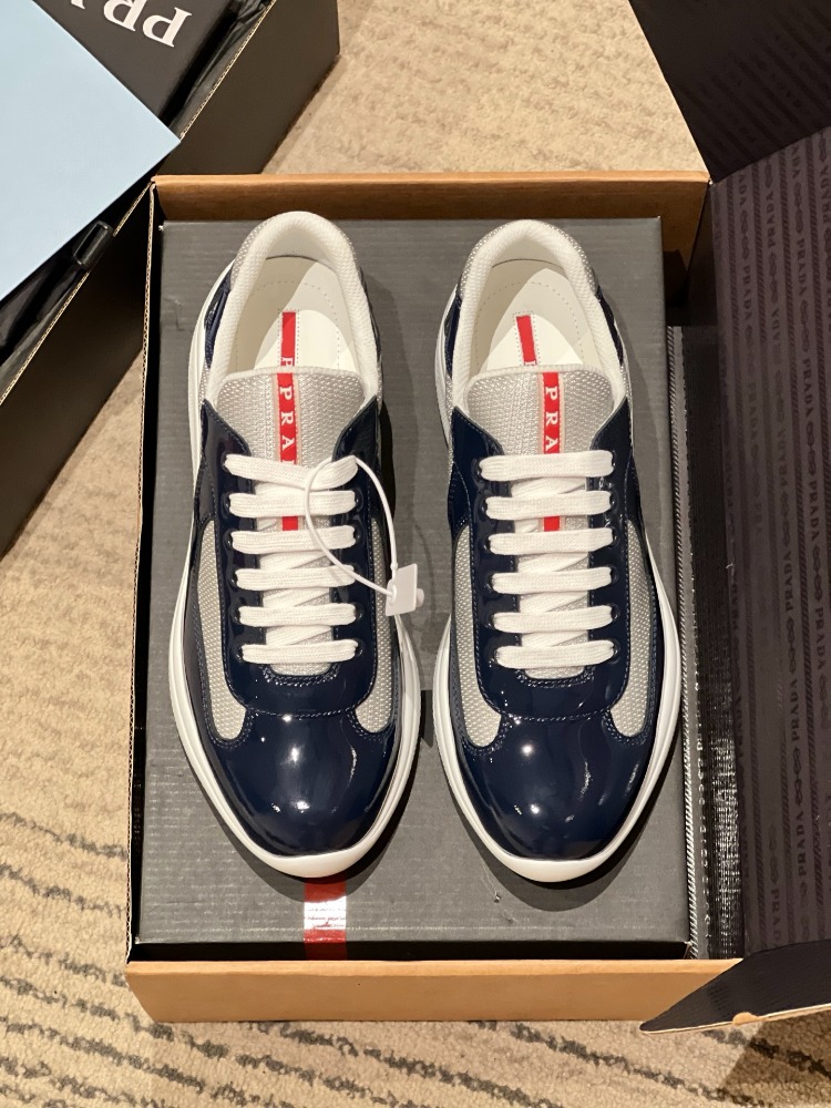 Prada America's Cup Biker Kumaş Spor Ayakkabı 38-45