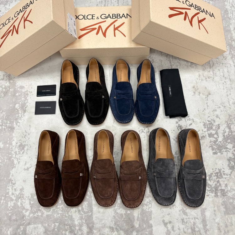 Dolce Gabbana New Florio Ideal leather penny loafers 38-47