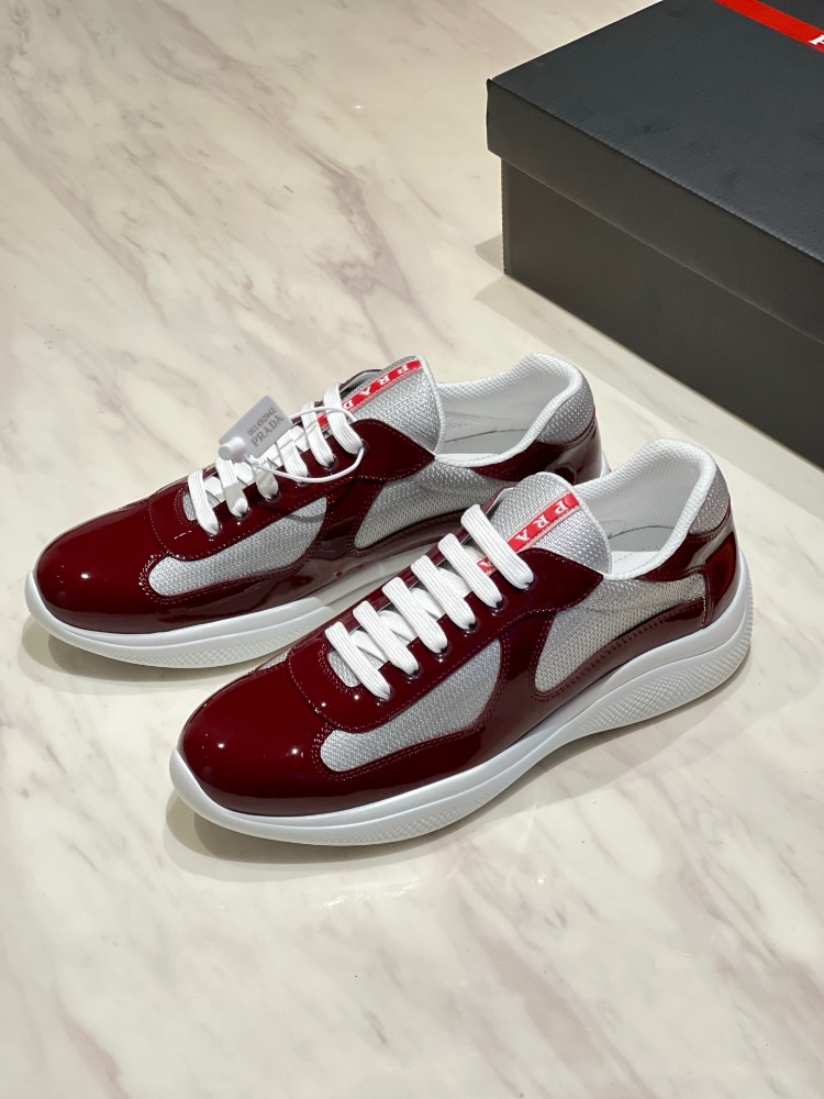 Prada America's Cup Biker Kumaş Spor Ayakkabı 38-45