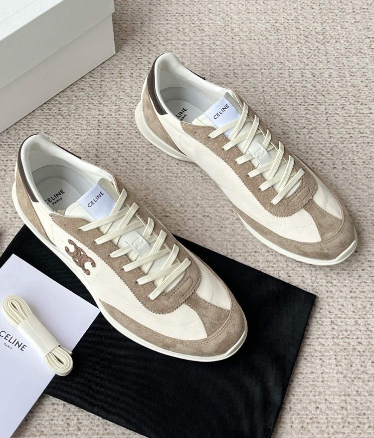 Celine RACER SNEAKER OPTIC WHITE / BROWN 39-45