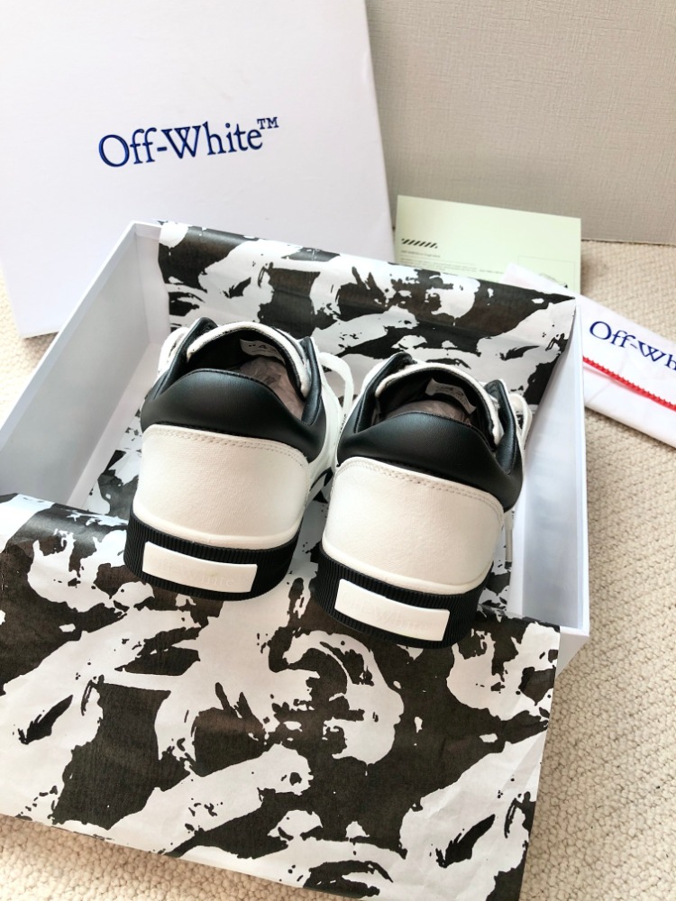 Off-White c/o Virgil Abloh White & Black New Low Vulcanized 35-45