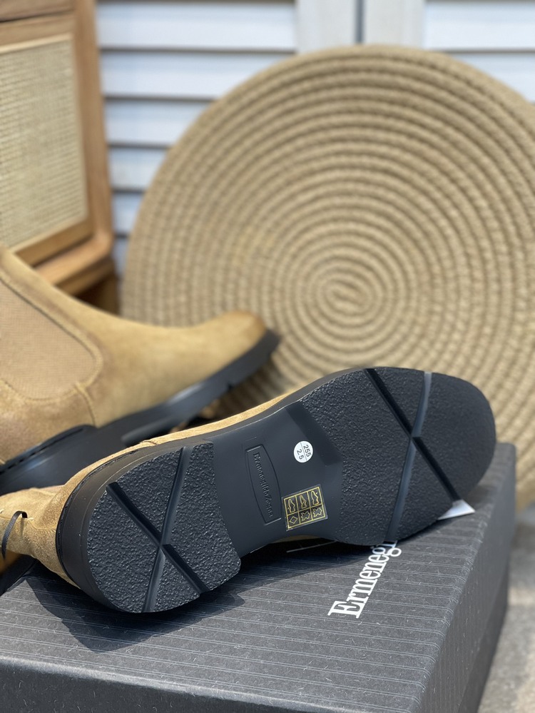 Zegna Camel Cortina Chelsea Boots 39-45