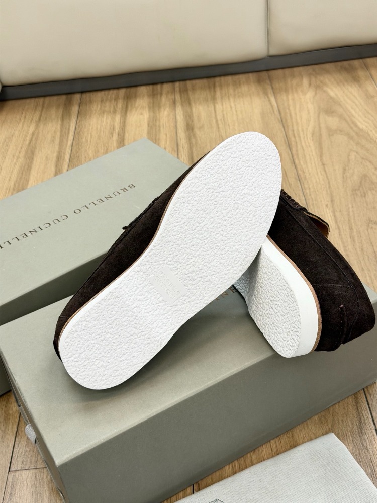 BRUNELLO CUCINELLI Suede Penny Loafers 39-45