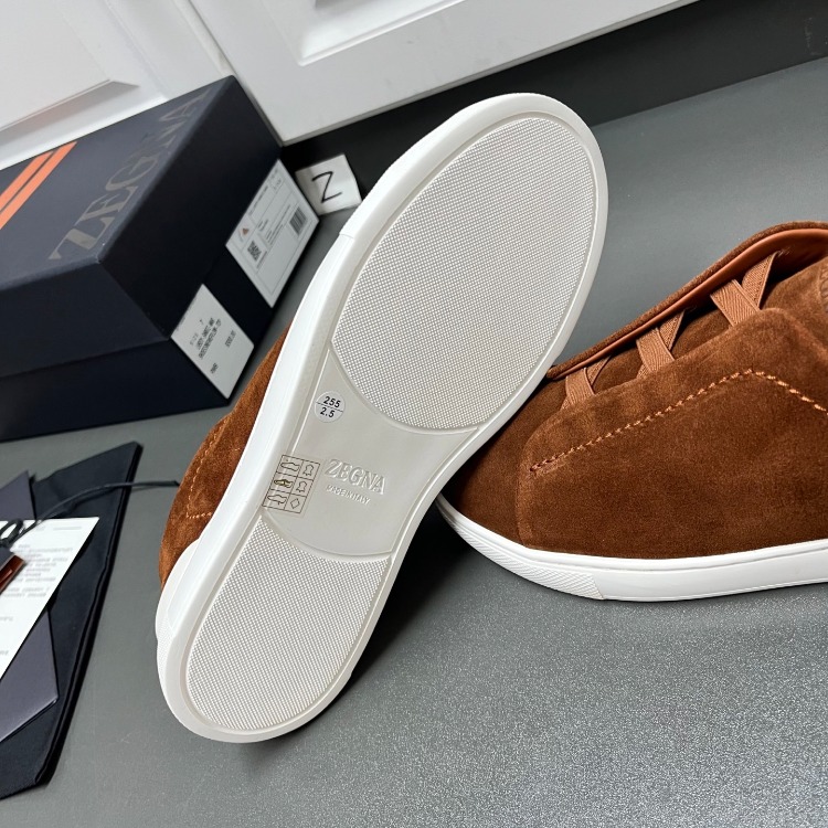 Zegna - Taba Erkek Süet Sneaker 39-45