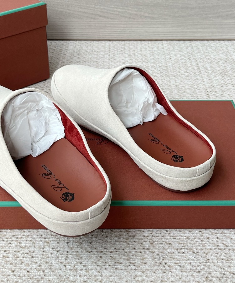 Loro Piana Tomori Sabot Suede Mule 39-45