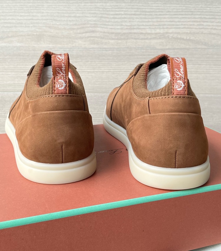 Loro Piana Soho 2.0 Walk Low-Top Sneakers in Brown 39-45
