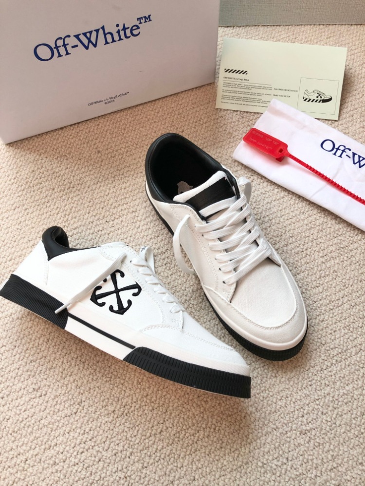 Off-White c/o Virgil Abloh White & Black New Low Vulcanized 35-45