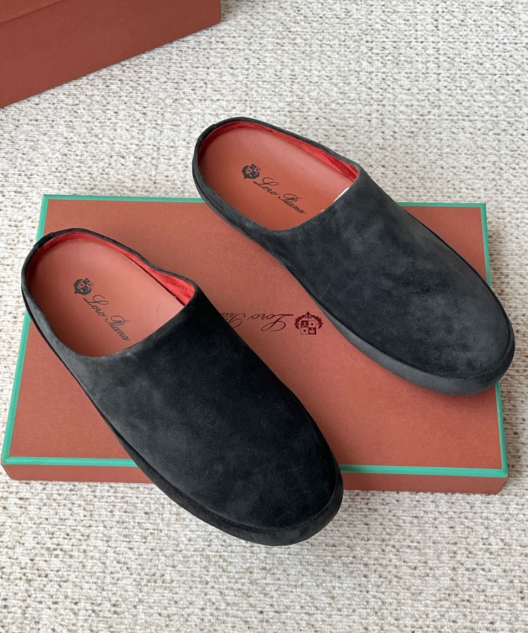 Loro Piana Tomori Sabot Suede Mule 39-45
