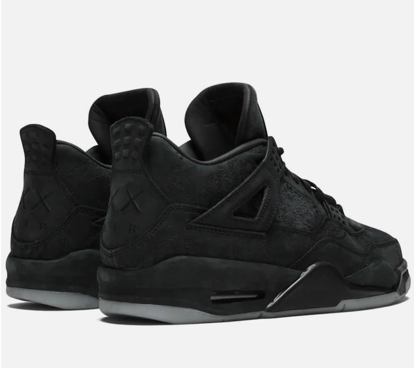 Nike Air Jordan Retro 4 Kaws Black
