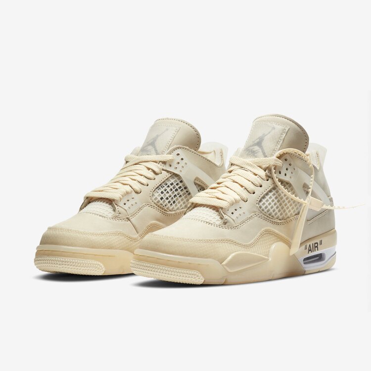 Off-White X Nike Air Jordan 4 Sail