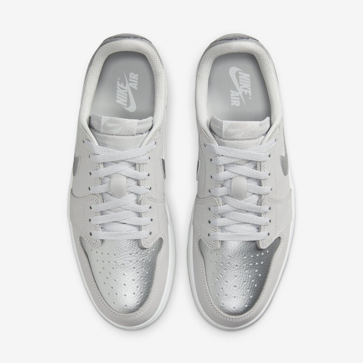 Nike Air Jordan 1 Retro Low OG Neutral Grey/Metallic Silver-White