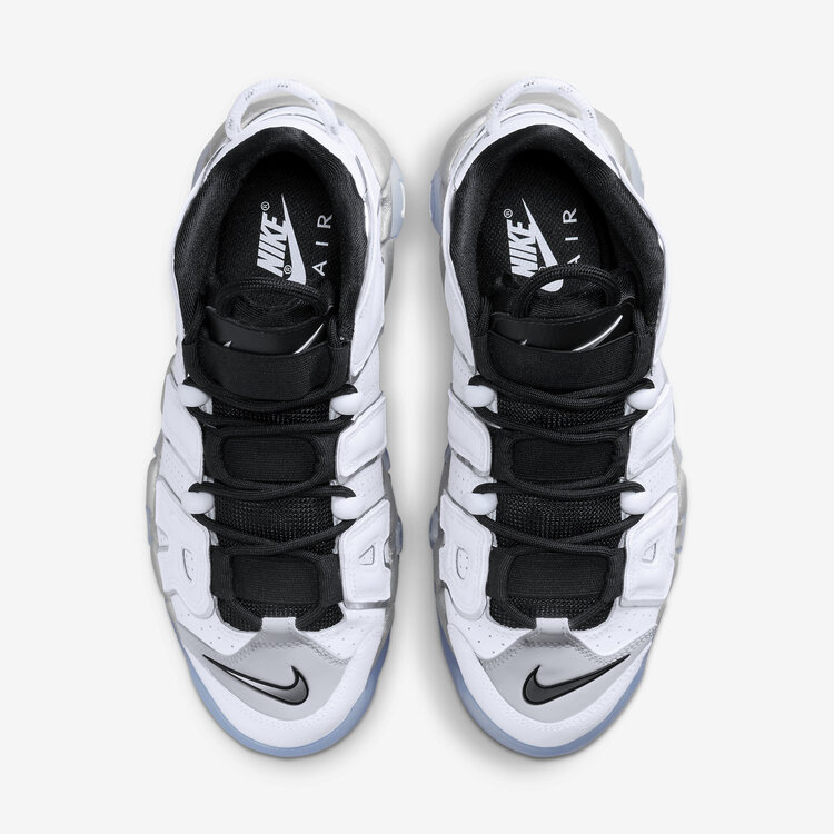 Nike Air More Uptempo White/Black/Clear/Metallic Silver