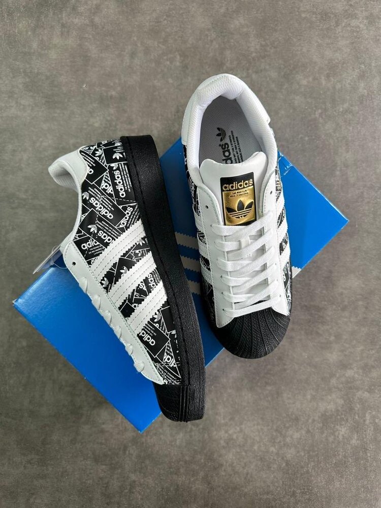 Adidas Superstar Newspaper