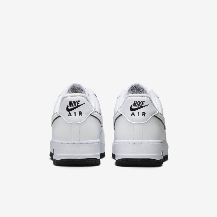 Nike Air Force 1 '07 Low White Black Outline Swoosh