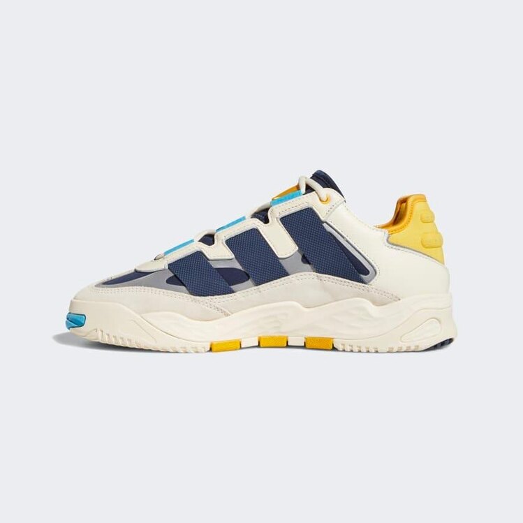 Adidas Niteball Cream White/ Signal Cyan/Collegiate Navy