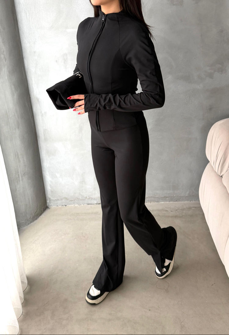 Oysho Slim Fit Takım Siyah