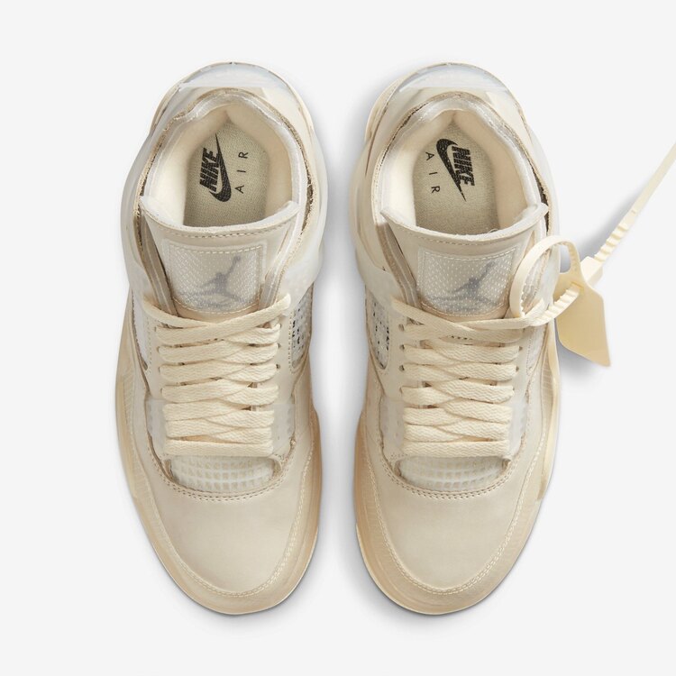 Off-White X Nike Air Jordan 4 Sail
