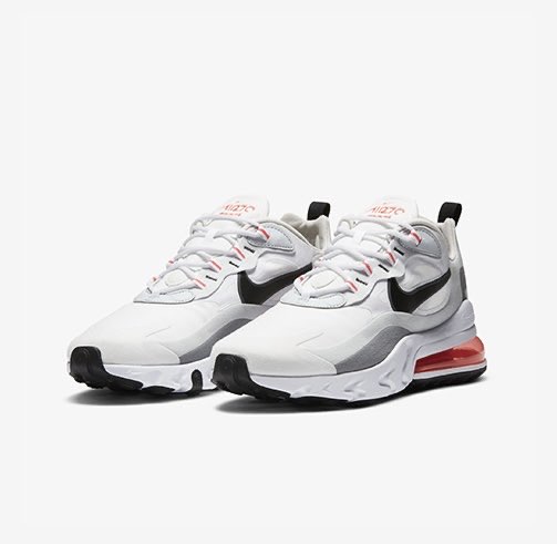 Nike Air Max 270 React White Crimson Black