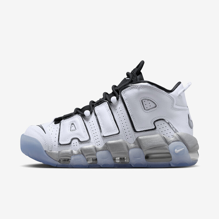 Nike Air More Uptempo White/Black/Clear/Metallic Silver