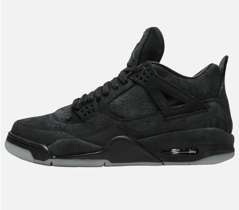 Nike Air Jordan Retro 4 Kaws Black