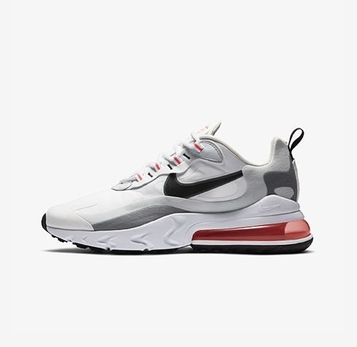 Nike Air Max 270 React White Crimson Black