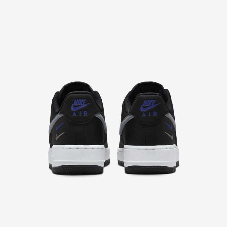 Nike Air Force 1 07 Double Swoosh - Black Racer Blue