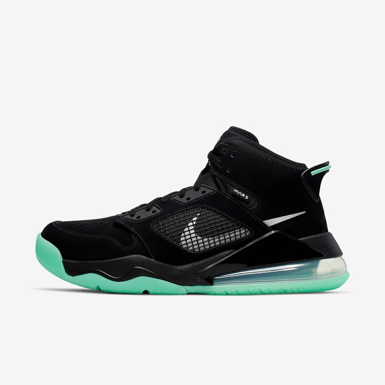 Nike Air Jordan Mars 270 Black Green Glow