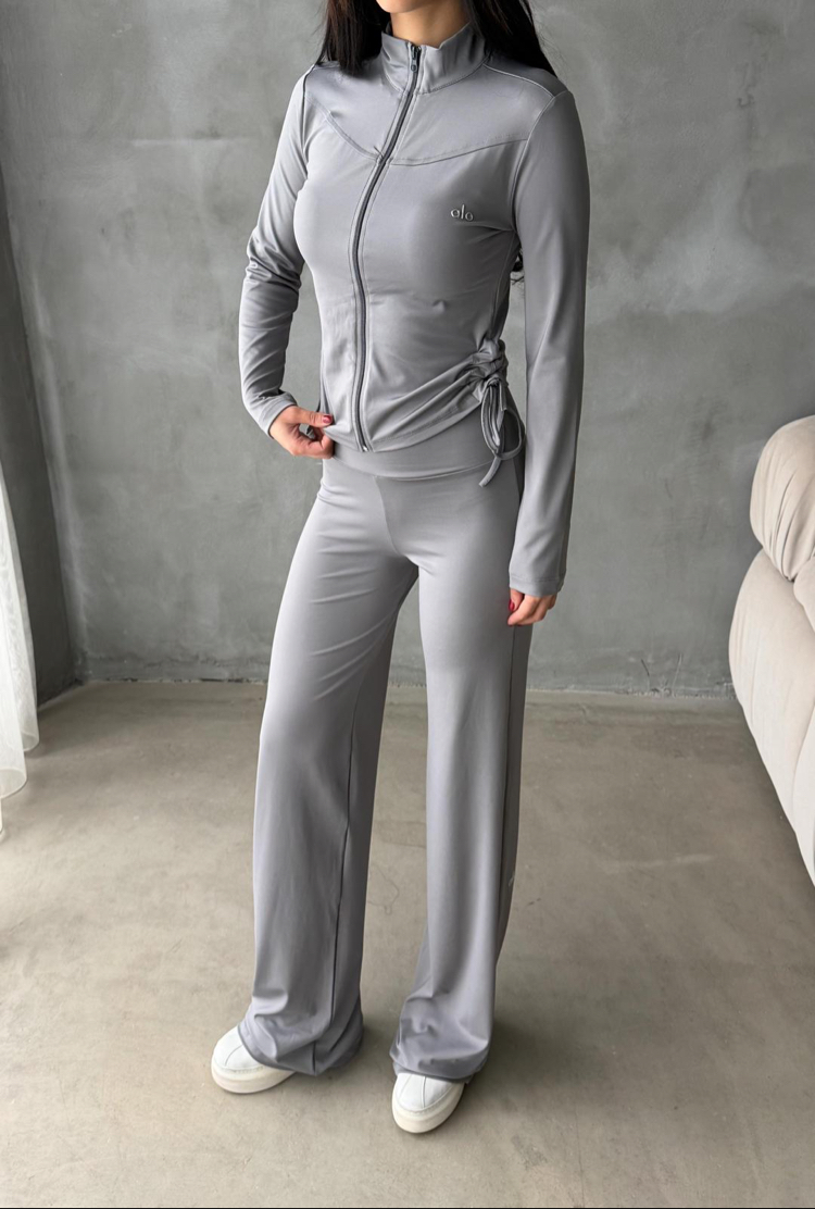 Alo Yoga Comfortlux Likralı Takım Gri  