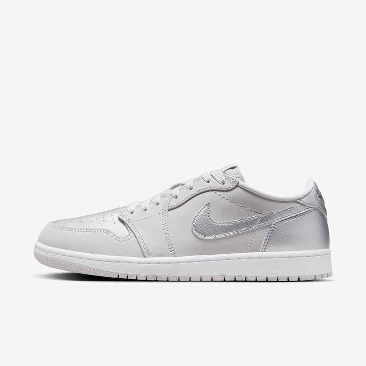 Nike Air Jordan 1 Retro Low OG Neutral Grey/Metallic Silver-White