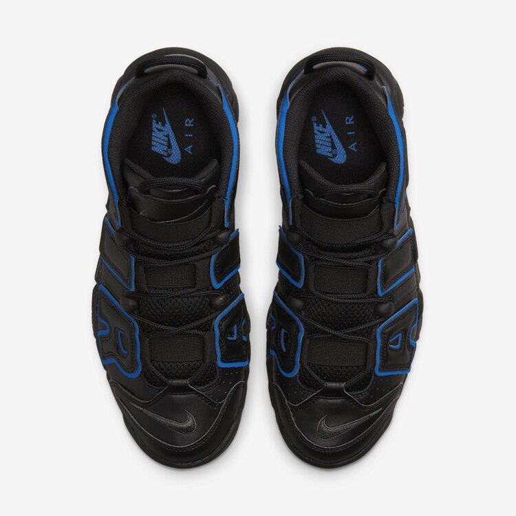 Nike Air More Uptempo 96 Black Game Royal Iron Grey