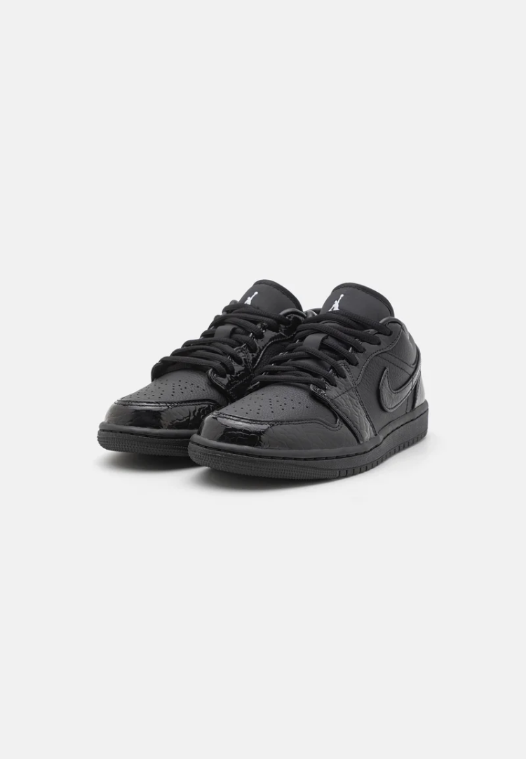 Jordan 1 Low SE Patent Elephant Black