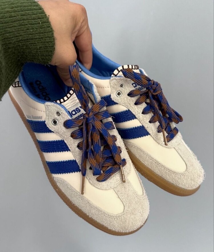 Adidas Wales Bonner x Samba Nylon 'Wonder Clay Royal Blue'