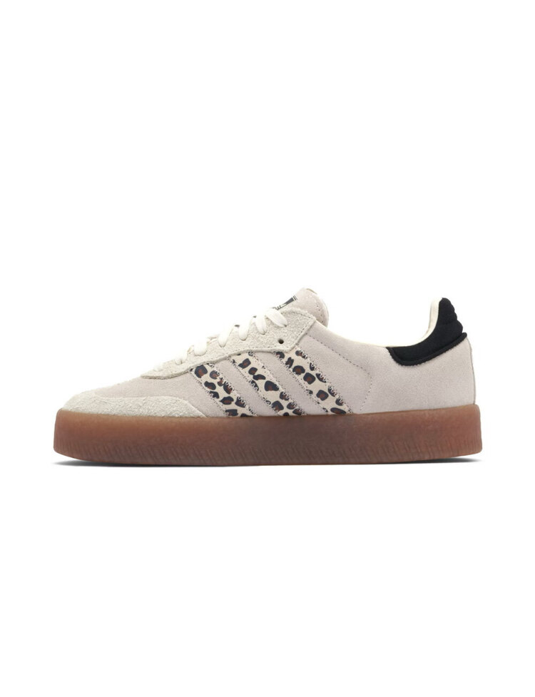 ADIDAS SAMBAE LEOPARD OFF WHITE