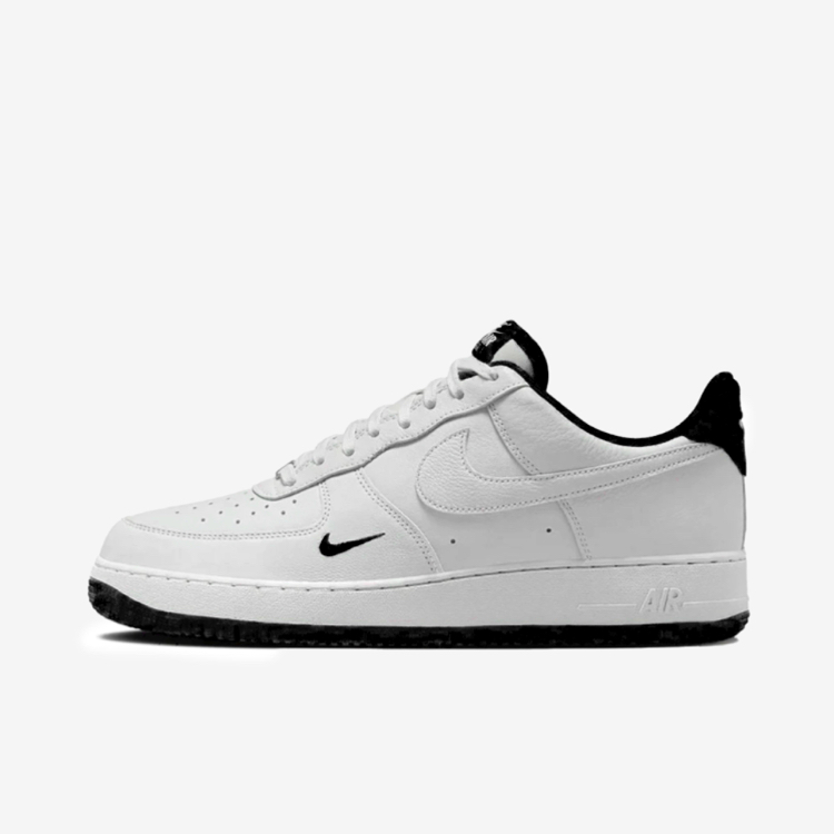 Airforce 1 LV8 White Black Mini Swoosh